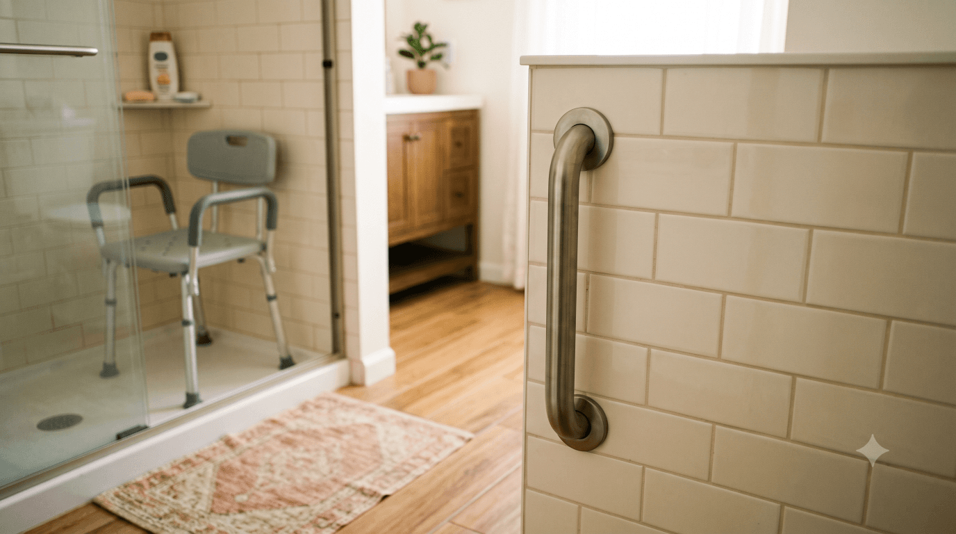 Fall Prevention for Seniors at Home Doesn't Start in September — It Starts in Your Parent's Bathroom Right Now